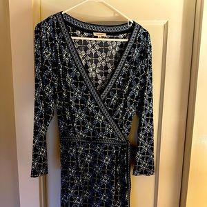 Mock wrap dress